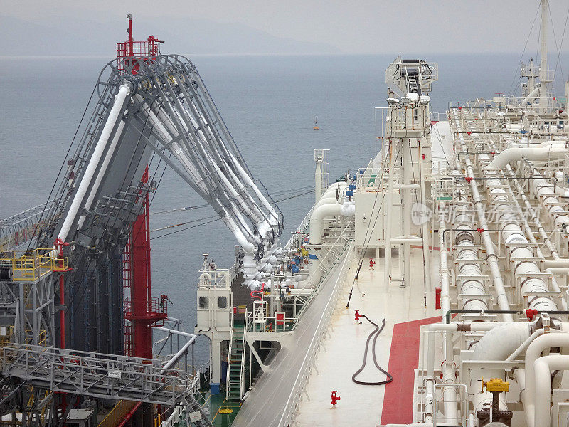液化天然气船装载/卸载液化天然气货物的液化天然气装载臂